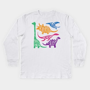 Dinosaurs Kids Long Sleeve T-Shirt